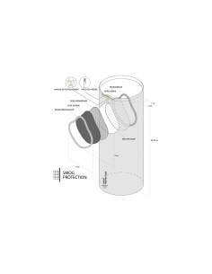 MASQUE ANTI-POLLUTION H.A.D. TECNOGLOBE 2