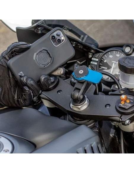 Quad Lock Support pour Smartphone pour Tige de Fourche de Moto