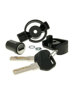 ✨ Top Case Moto Set avec Valises laterales et support montage pour moto  custom CraftrideTK3 cuir artificiel ✓ acheter