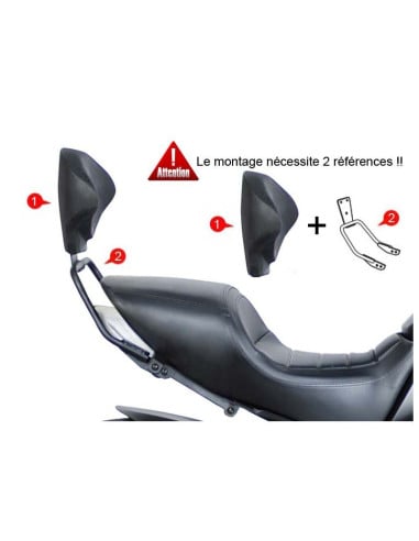 Kit de Fixation Dosseret SHAD K0SP19RV | Super Dink / DownTown 125/350 | 2009 à 2016