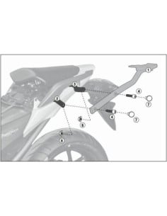 Support Top Case 1111FZ | Honda NC 700/750/X | 2012 à 2015 2
