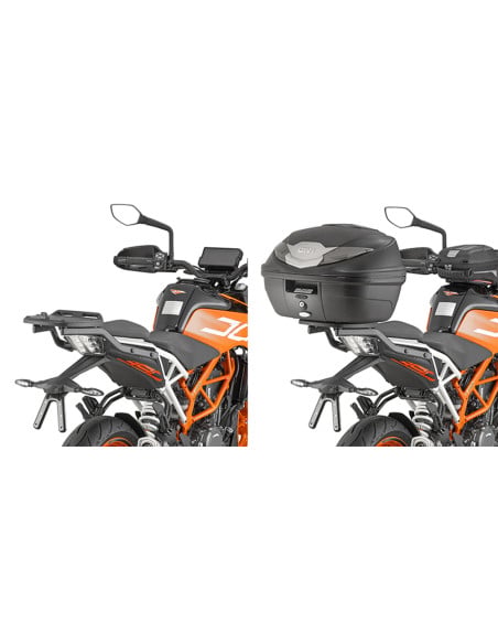 Support Top Case Givi KTM Duke 125 / 390 | 2017 à 2021