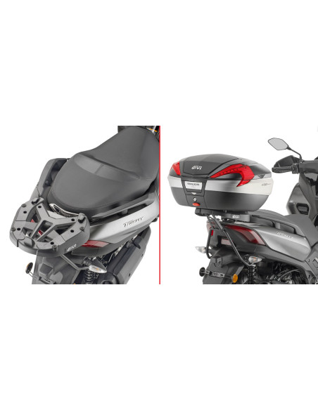 Support Top Case Yamaha Xmax 125-300 et Tricity | 18 à 21