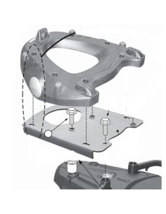 Support Top Case BMW F650-700-800 GS | 2008 à 2017 2