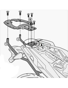 Support Top Case Givi BMW G 310-R | 2017 à 2021 2