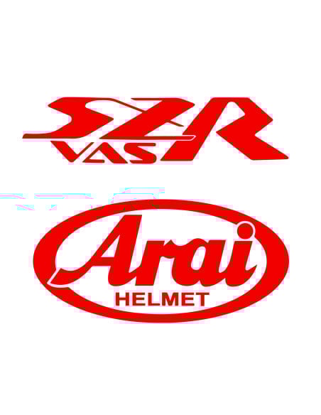 Stickers personnalisation pour casque Arai SZ-R VAS Stickers personnalisation pour casque Arai SZ-R VAS