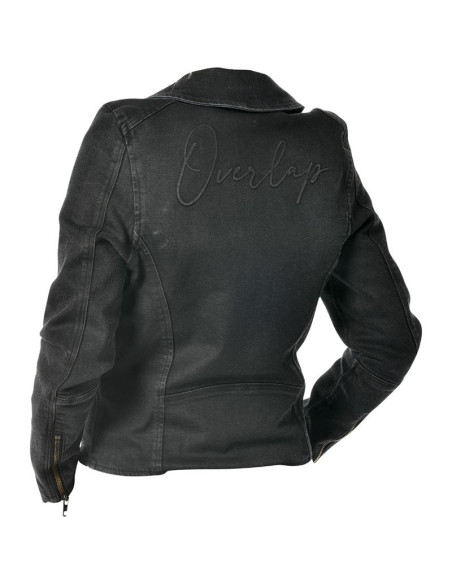 Veste Moto Femme Overlap Billie Noir