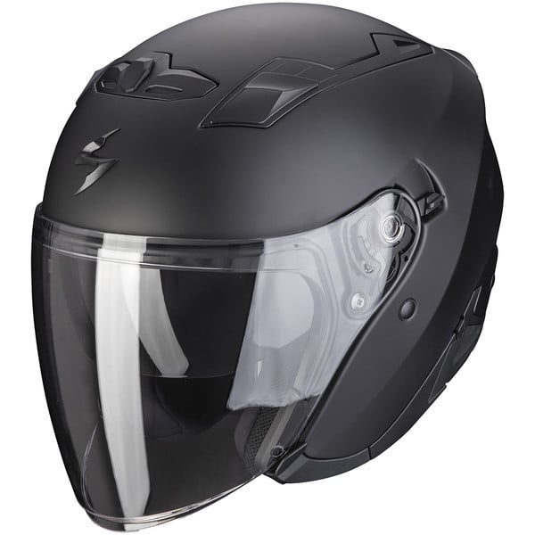 Casque Scorpion Exo-230 list: Noir Mat|Noir|Blanc|Gris|Rouge|Bleu|Multicolore