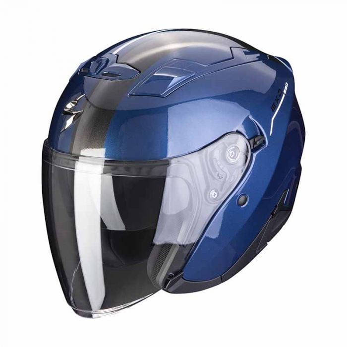 Casque Scorpion Exo-230 list: Bleu / Anthracite|Noir|Blanc|Gris|Rouge|Bleu|Multicolore