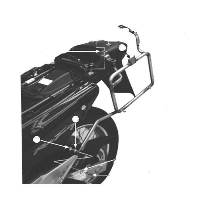 Supports Valises Latérales Givi PL167 - Support et kit fixation GIVI