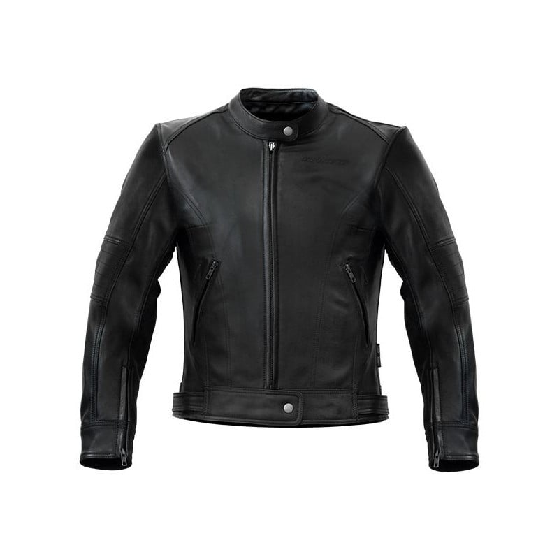 Blouson Moto Cuir Femme Vintage list: Noir|Noir