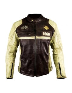 Blouson Racer Archive en Cuir