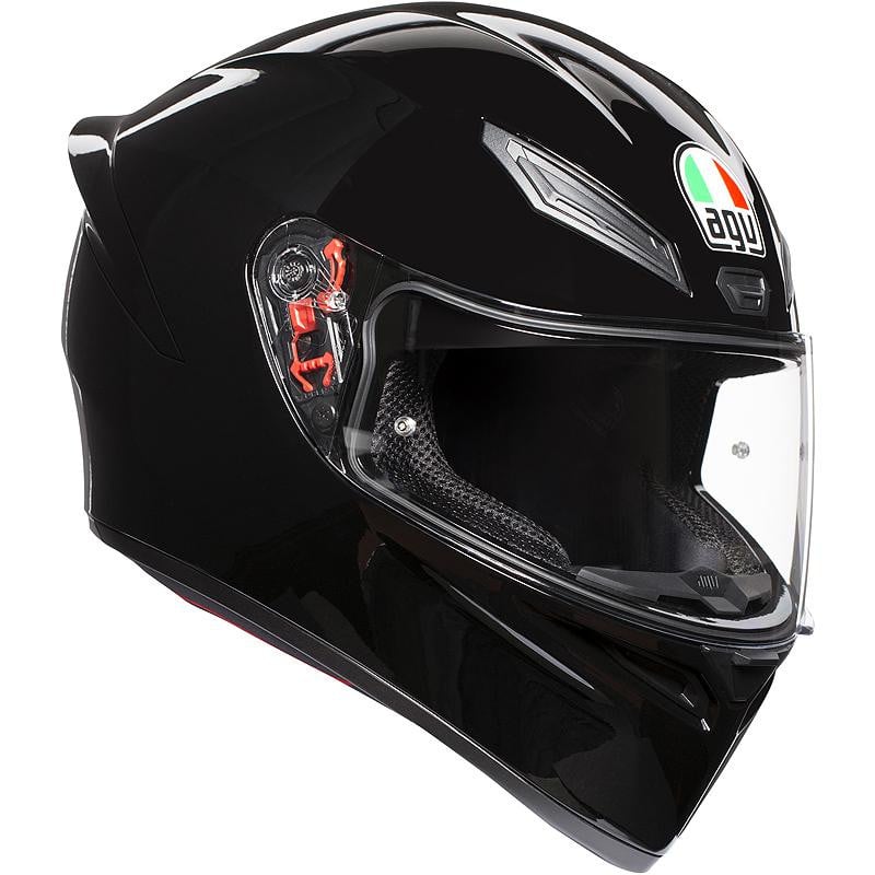 Casque AGV K1 list: Noir Brillant|Noir|Blanc