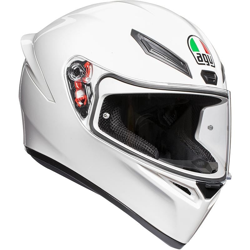 Casque AGV K1 list: Blanc|Noir|Blanc