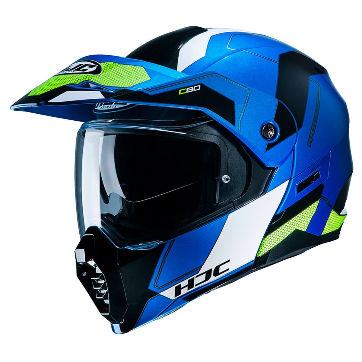 Casque HJC C80 Bult | HJC Rox Enduro list: Bleu|Noir|Blanc|Rouge|Jaune|Bleu|Multicolore