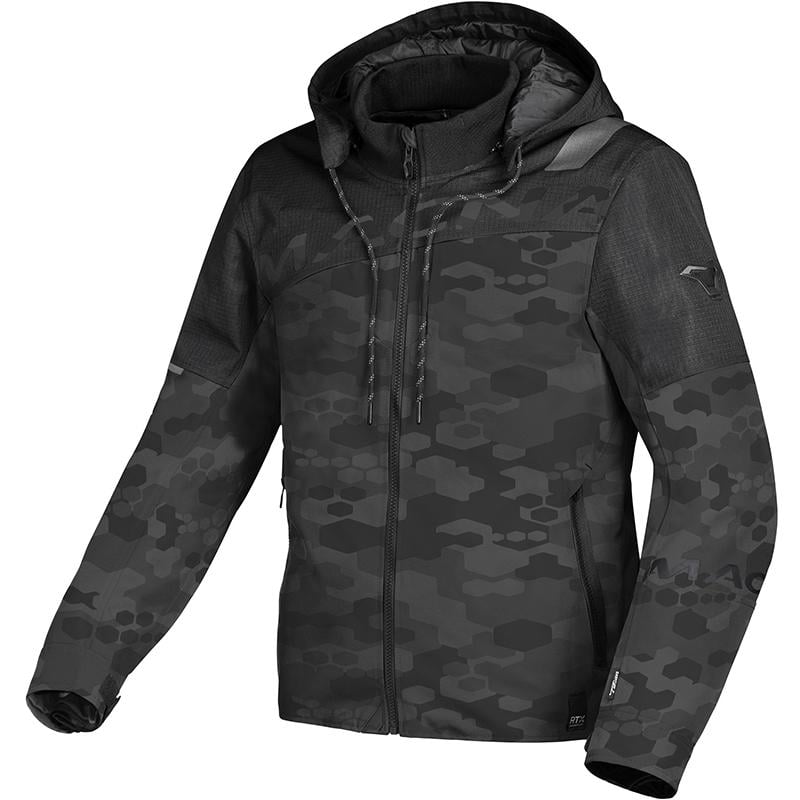 Veste Moto Macna Racoon list: Noir Camo|Noir|Blanc|Vert