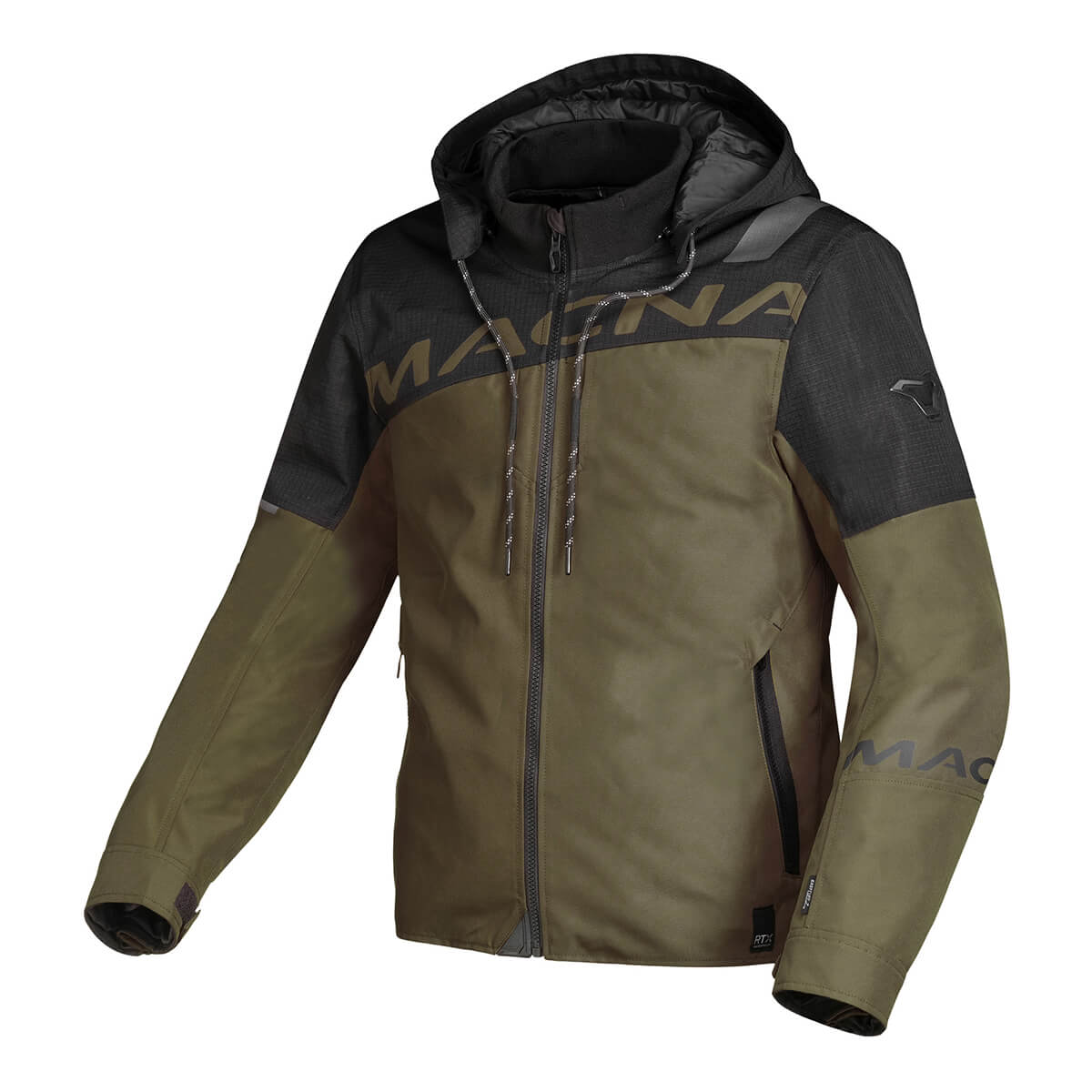 Veste Moto Macna Racoon list: Vert|Noir|Blanc|Vert