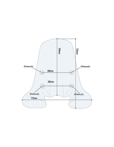 Pare-Brise Honda SH 125 | Givi 1117A Pare-Brise Honda SH 125 | Givi 1117A