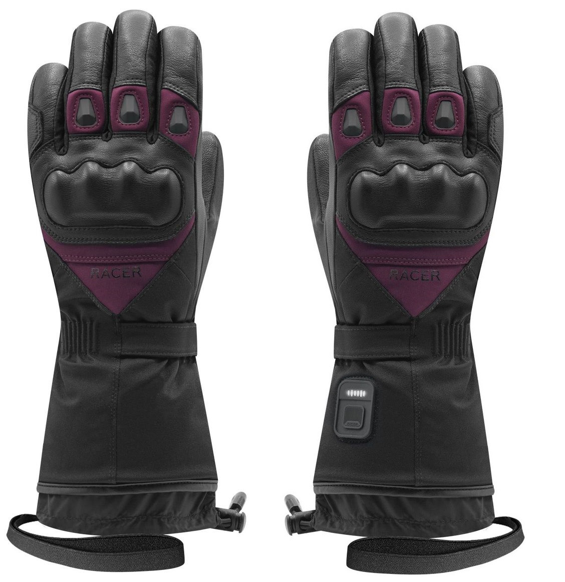 Gants Chauffants Racer Heat 5 pour Homme et Femme list: Rouge|Noir|Rouge