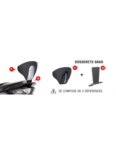 Dosseret Scooter - Dosseret Shad Universel