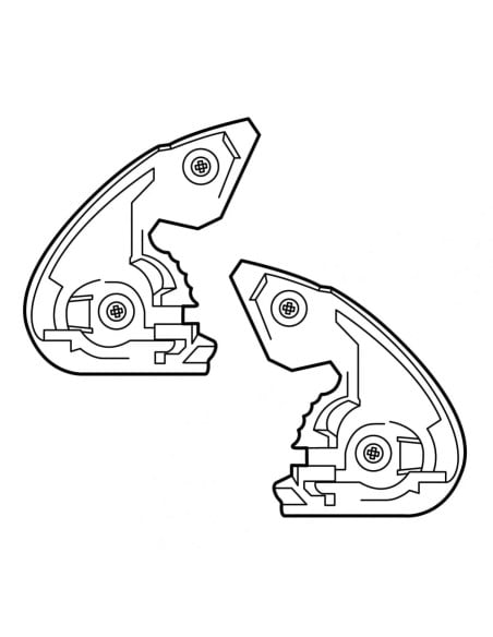 Bases Plates pour Casque Arai SZ-R Vas