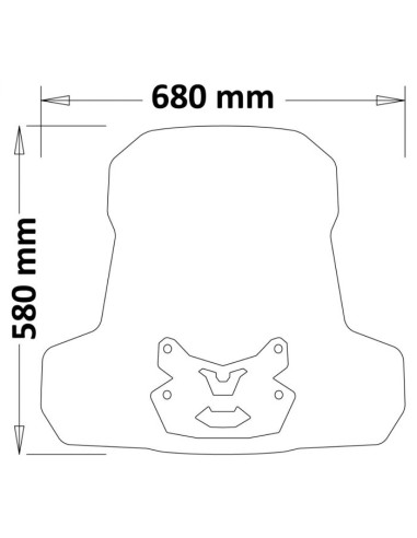 Pare Brise Isotta Transparente Super Coco CPX