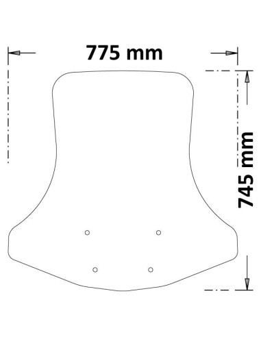 Pare-Brise Isotta pour Scooter Silence S01 et Seat MO