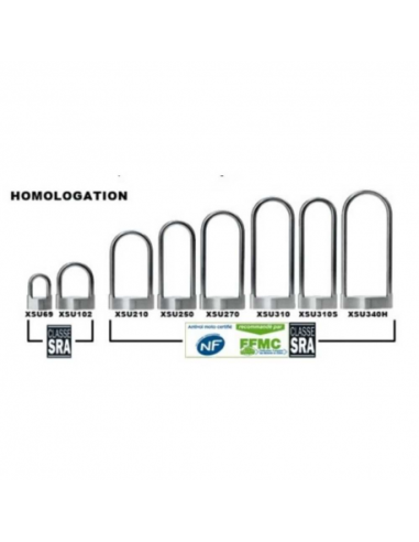 Antivol-U Xena 102mm | Classe SRA