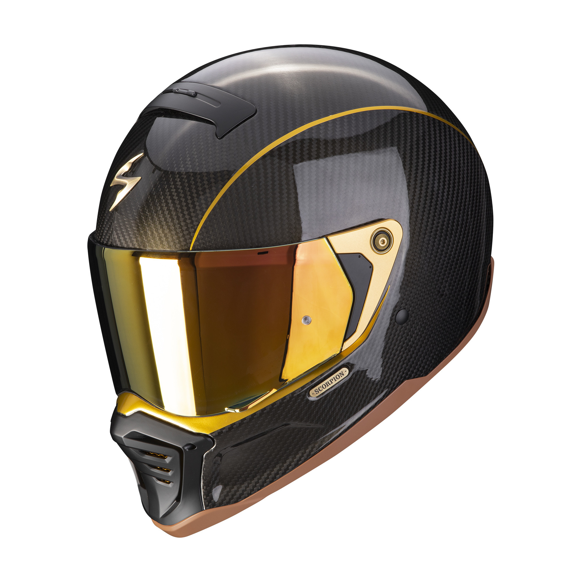 Casque Scorpion EXO-HX1 Carbon SE list: Noir|Noir|Carbone