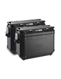 Paire de Valises Latérales Trekker 37 Litres Noir