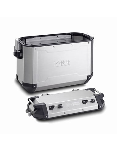 Paire de Valises Latérales Trekker 37 Litres Aluminium