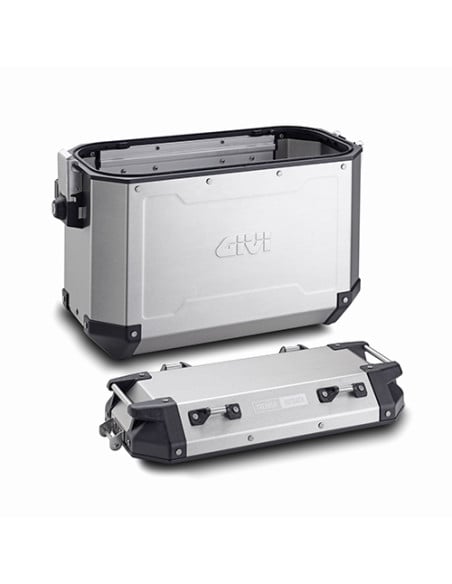 Paire de Valises Latérales Trekker 37 Litres Aluminium