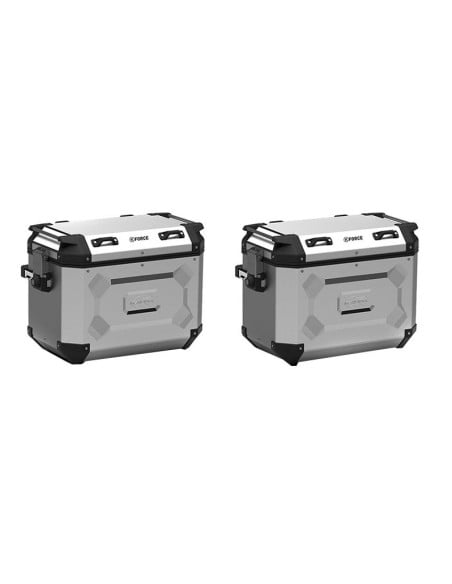 Paire de Valise Moto Kappa K'Force 48 Litres Aluminium