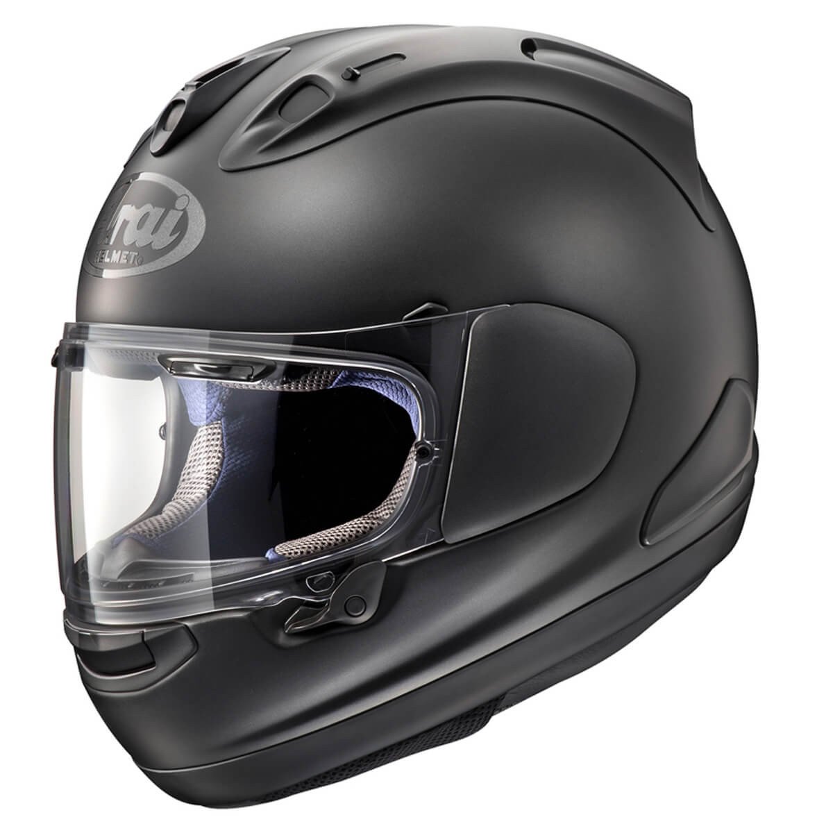 Casque Arai RX7v Evo list: Noir Mat|Noir|Blanc