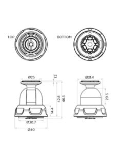 Support Smartphone Quad-Lock 360 Bras Simple Pivot 2