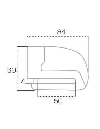 Bloque Disque avec Alarme Chaft FR6 - AV173
