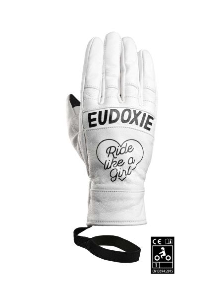 Gants Moto Femme Eudoxie Lizzy Clear 1