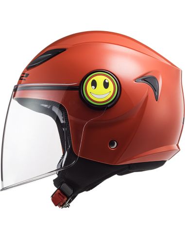 Casque de Moto Enfant SKA-P 2MH FUN MONO Jaune Mat