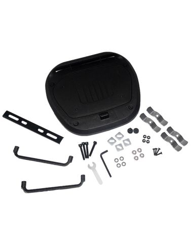 Top Case Weckio 38 Litres Aluminium avec dosseret