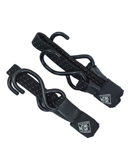 Sangle Moto Tucano Urbano Thook TUCANO URBANO - 9.92 Tucano Urbano vous présente les sangles moto Thook, deux élastiques permett