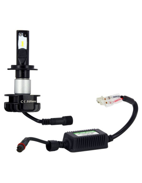 Ampoule H1 LED + Ballast - 16W/2200 Lumens (Code)
