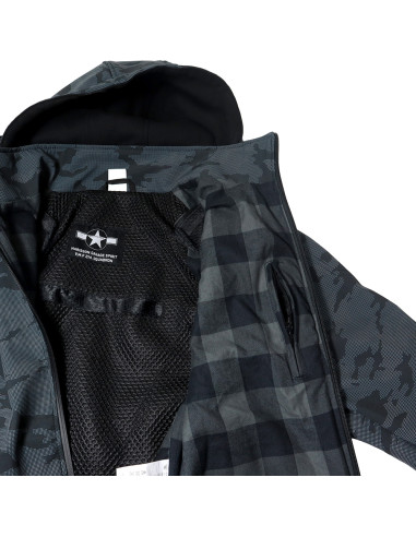 Veste Moto Eté Harisson Stewart Digit Camo