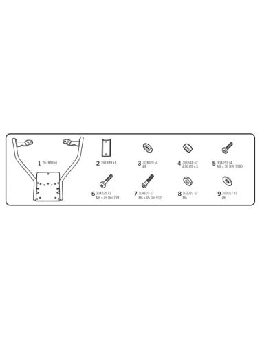 Support Top Case Shad Y0NM15ST Yamaha Nmax 25