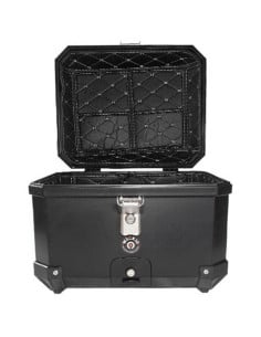 Top Case Weckio 38 Litres Noir avec dosseret