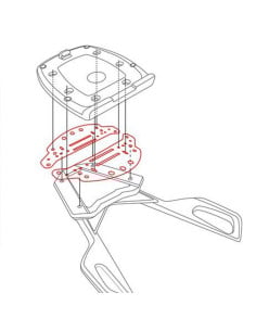 Adaptateur Coocase pour support Givi / Kappa 2