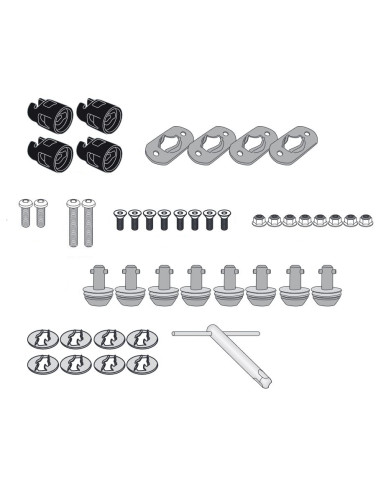 Kit de Fixation Support Valise Latérale Givi PL-PLO-PLX-PLCAM