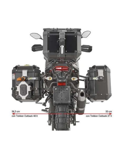 Support Valise Moto Yamaha Ténéré 700 - Givi PLO2145CAM