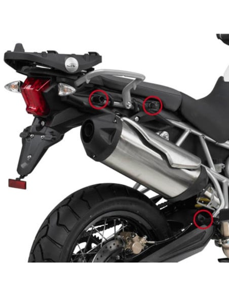 Support Valise Moto Triumph TIGER 800 & 800 XC