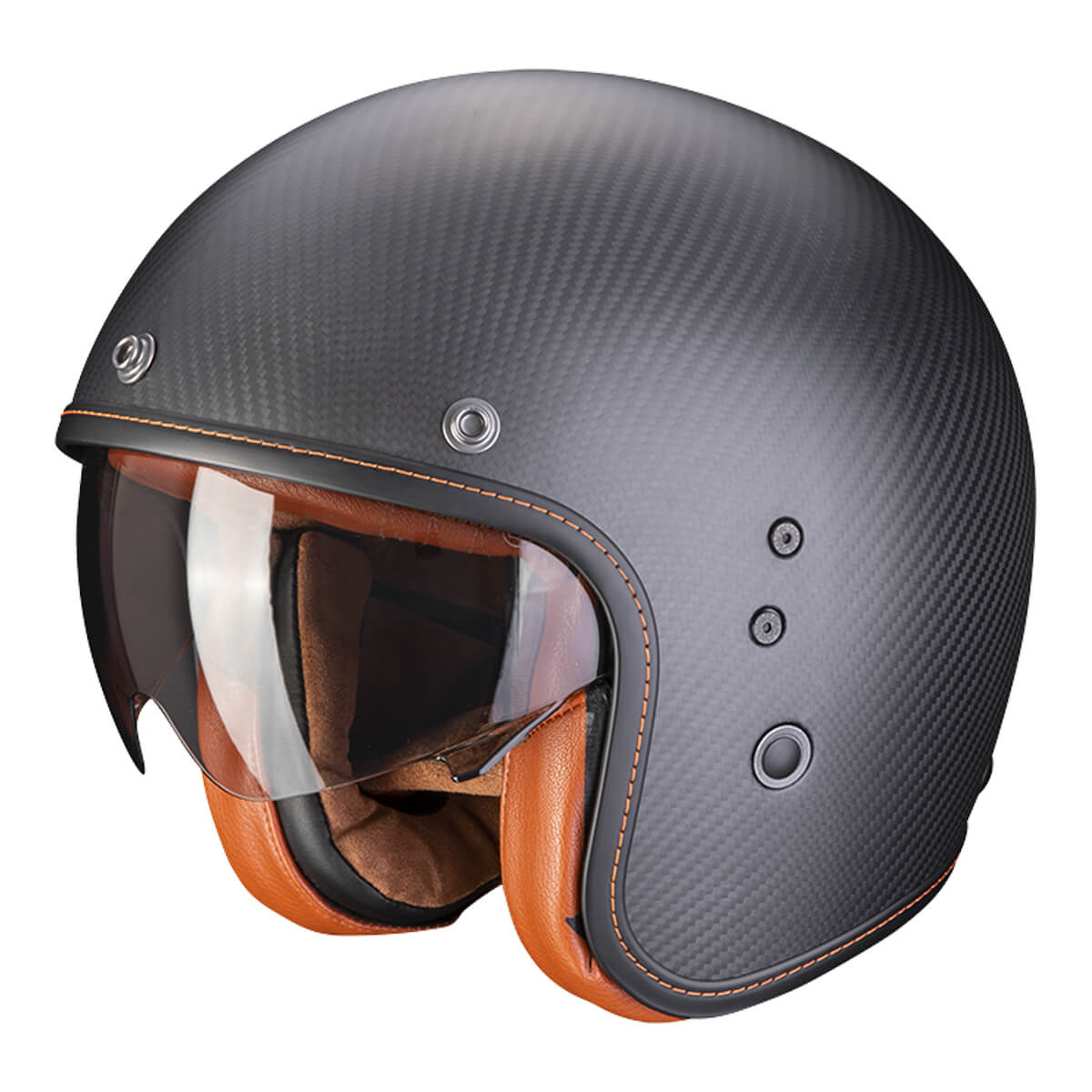 Casque Scorpion Belfast Evo carbon list: Noir Mat|Noir|Rouge|Carbone