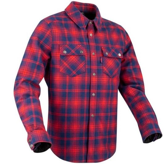 Chemise Moto Segura Sierra list: Rouge|Rouge|Bleu